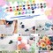 Flowers Paint by Numbers Kit for Adults- Floral Adult Paint by Number Kits, Acrylic Painting by Numbers Kit